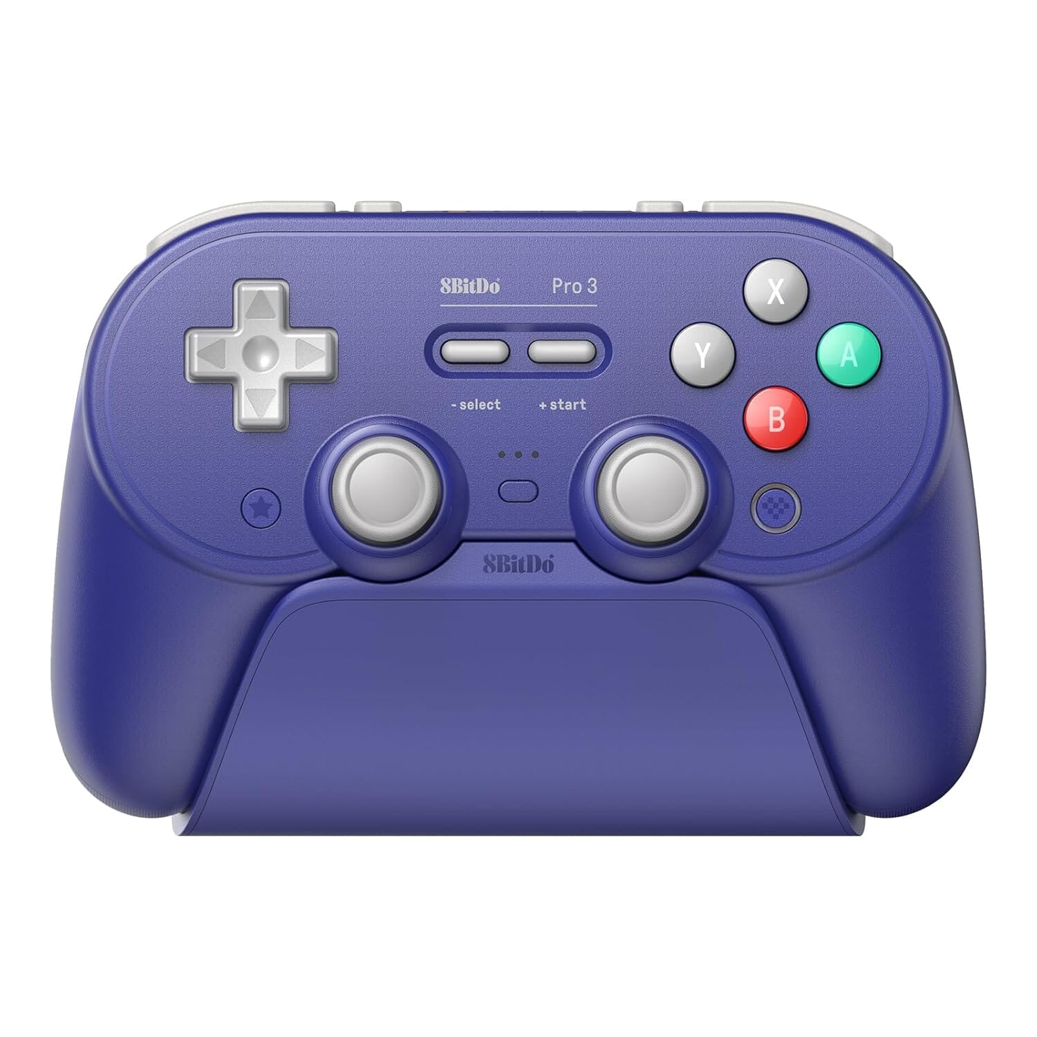 8BitDo Pro 3 Bluetooth Controller for Switch/Switch 2, Windows, Apple, SteamOS, Android – TMR Joysticks - Purple Joystick Controllers 8Bitdo