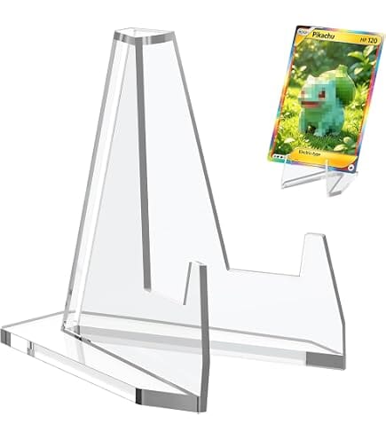 Acrylic Trading Card Display Stand - Clear Trading Card Game Accessories Retro Games