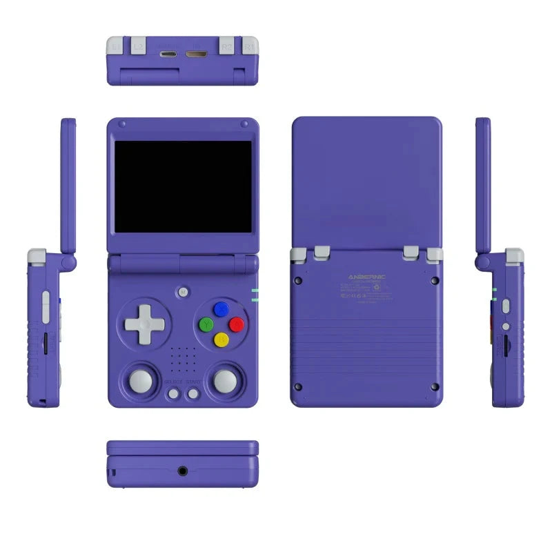 ANBERNIC RG34XXSP + 10,000 Games Video Game Consoles ANBERNIC Purple
