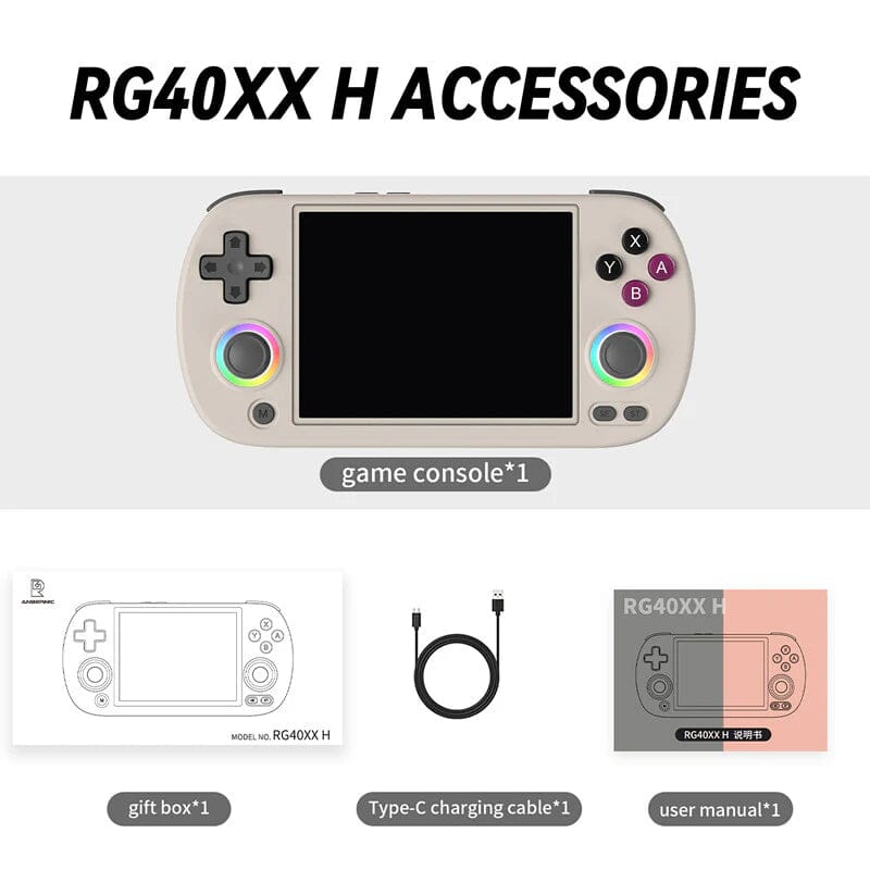 ANBERNIC RG40XX H - 128GB (10,000 Games) Video Game Consoles ANBERNIC