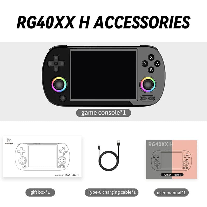 ANBERNIC RG40XX H - 128GB (10,000 Games) Video Game Consoles ANBERNIC