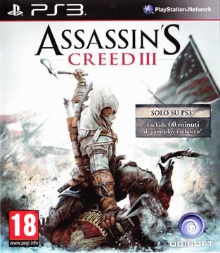 Assassin's Creed 3 (R2) (Complete In Box- Very Good condition) - PS3 Video Game Software Ubisoft
