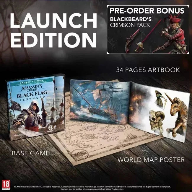 Assassin's Creed Black Flag Resynced (Launch Edition, R2) - PS5 Ubisoft