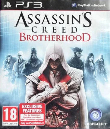 Assassin's Creed: Brotherhood (R2) (Complete In Box- Like New) - PS3 Video Game Software Ubisoft