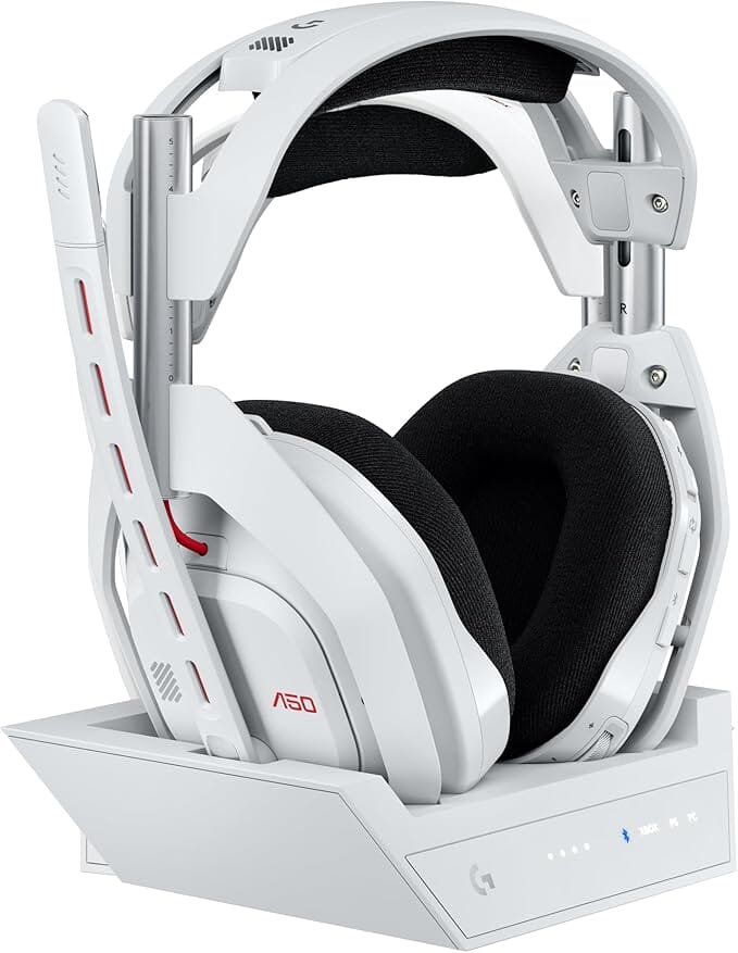 Astro A50 (Gen 5) Lightspeed Wireless Headset + Base Station - White Headphones & Headsets Astro