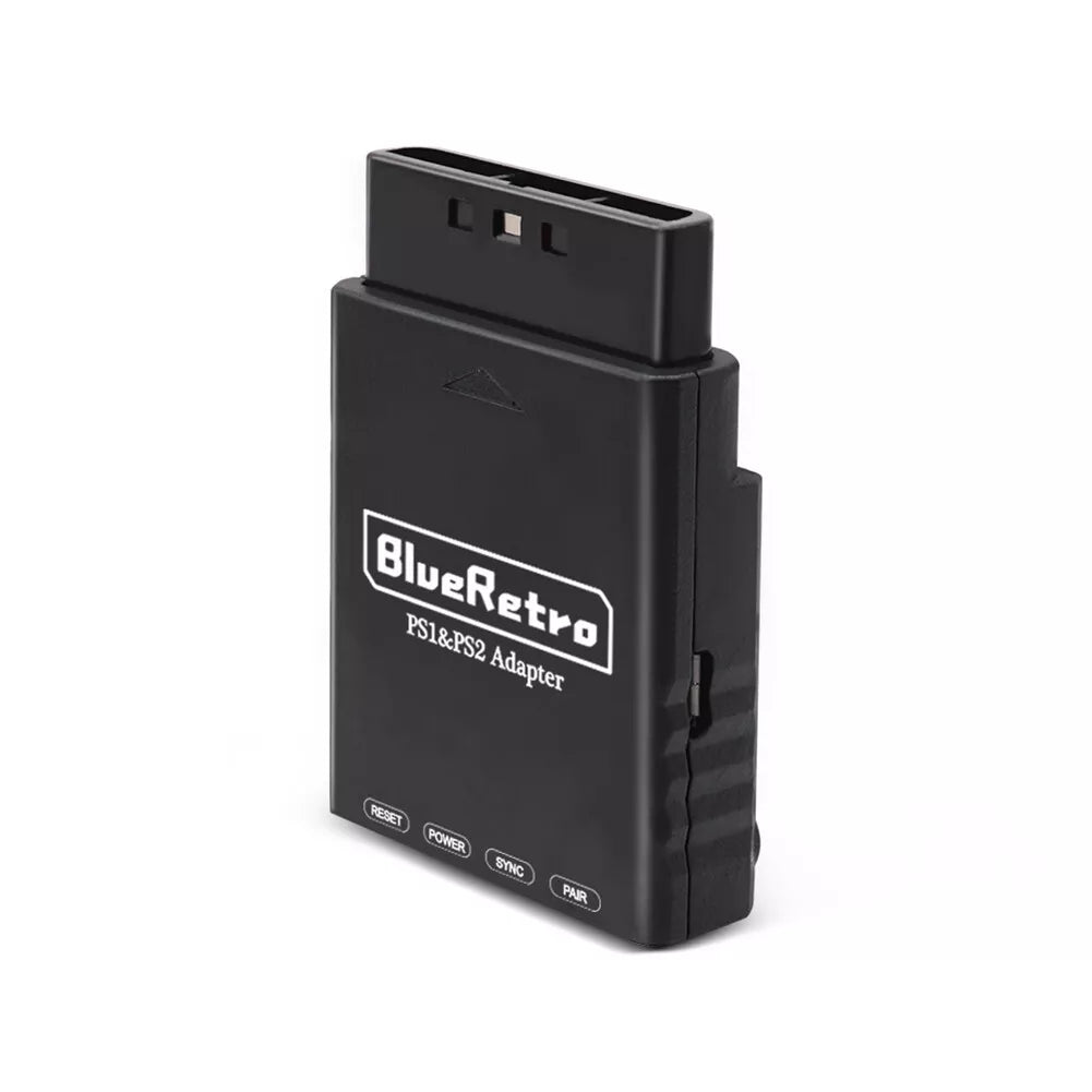 BlueRetro Wireless Game Controller Adapter for Playstation 1 & 2 - Black Game Controller Accessories BlueRetro