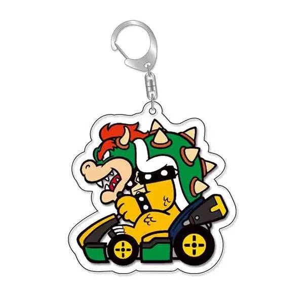 Bowser (Super Mario Kart) - Acrylic Keychain Keychains Retro Games