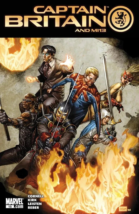 Captain Britain and MI13 #15 cover