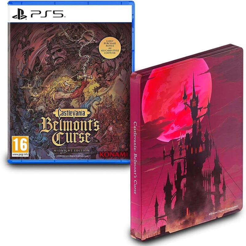 Castlevania: Belmont's Curse Midnight Edition Steelbook Bundle (R2) - PS5 Video Game Software Konami