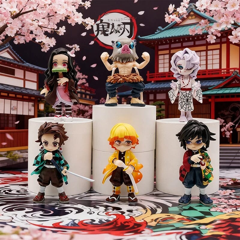 Demon Slayer Blind Box Figures (1 Piece Random) Action Figure Retro Games