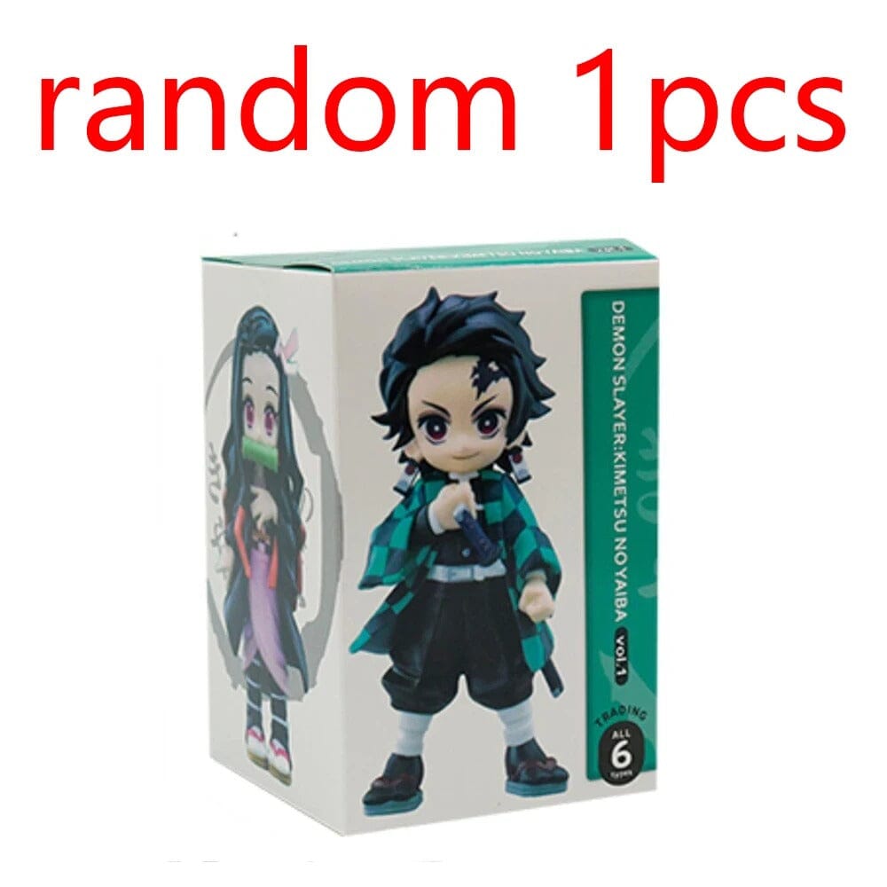 Demon Slayer Blind Box Figures (1 Piece Random) Action Figure Retro Games
