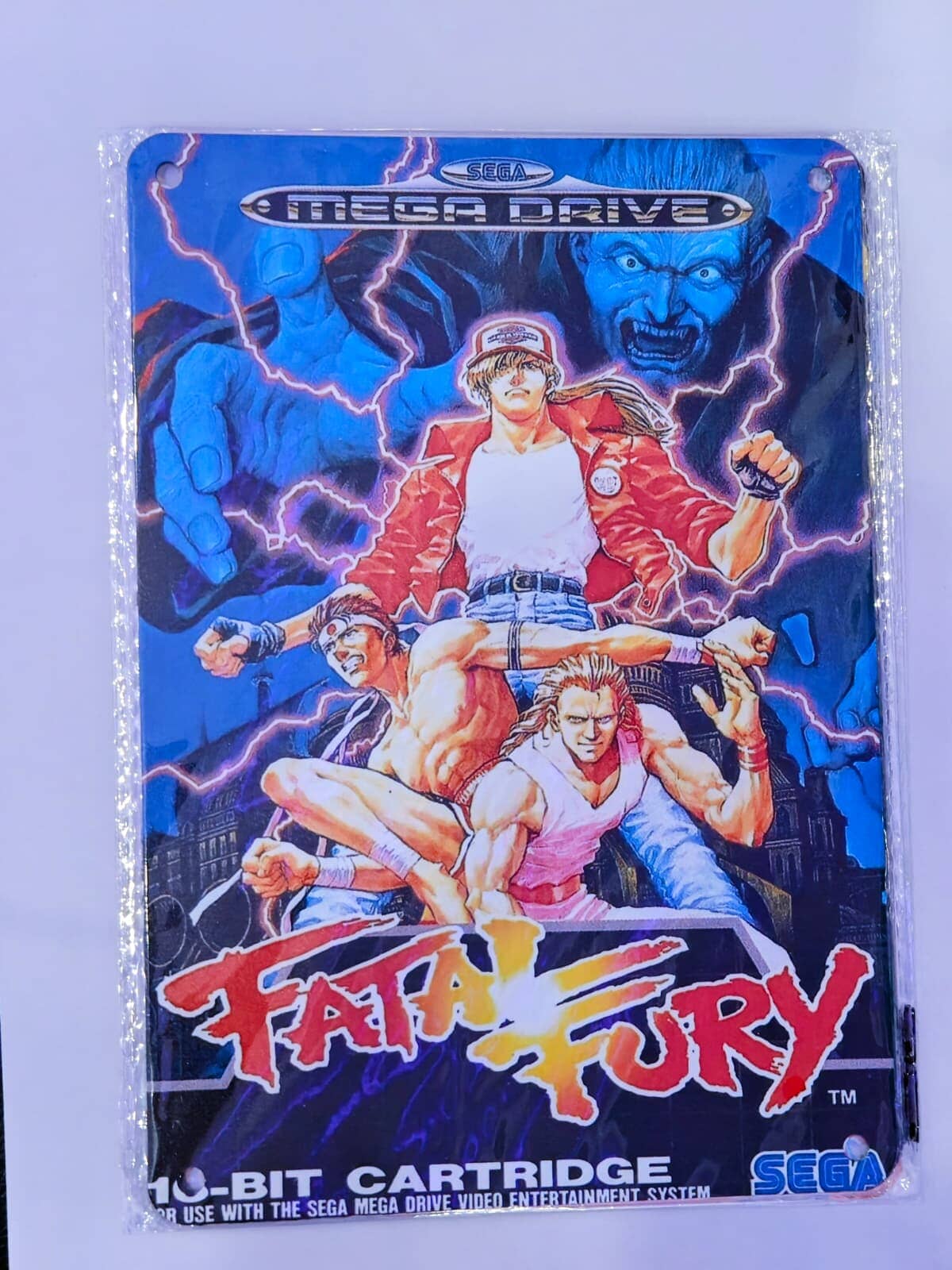 Fatal Fury Mega Drive Video Game Metal Poster (14X20 CM) Posters Retro Games