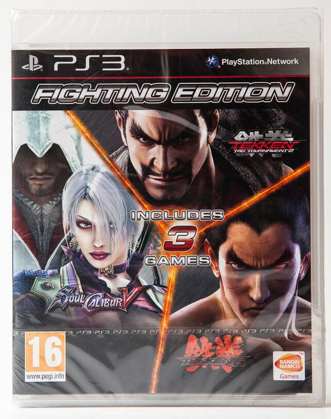 Fighting Edition (Tekken 6 / Tekken Tag Tournament 2 / Soulcalibur V) (R2) (Sealed-New) - PS3 Video Game Software Bandai Namco