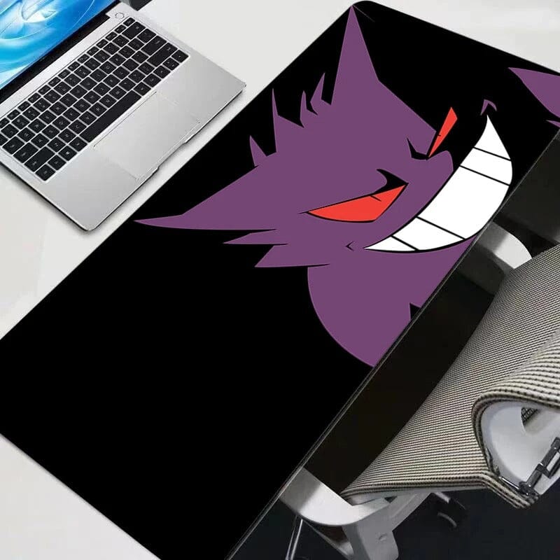 Gengar Kawaii Gaming Mouse Pad - Black (600x300x2mm) Mouse Pad Retro Games