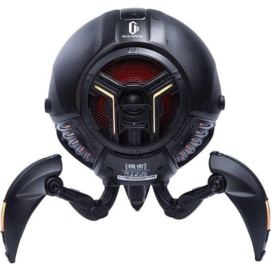 GravaStar Mars Pro Bluetooth 5.0 Speaker with Bass Boost and Stereo Sound ( Normal Version ) - Black