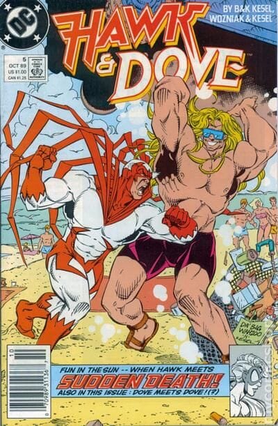 Hawk and Dove #5 - Sudden Death cover