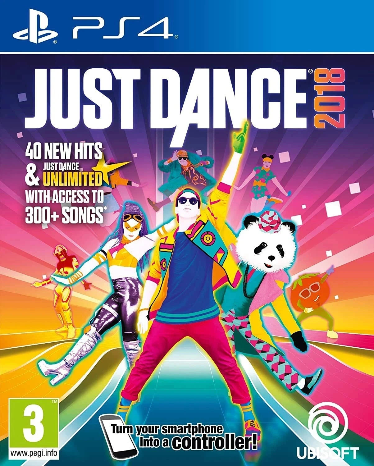 Just Dance 2018 (R2) (Complete in Box - Very Good Condition) - PS4 Video Game Software Ubisoft