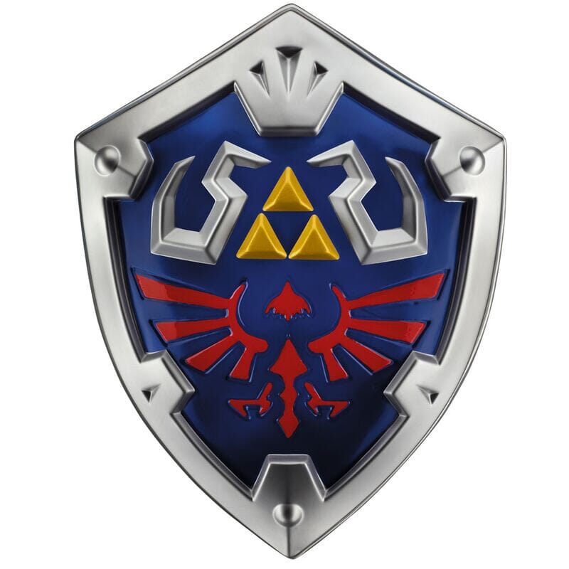 Legend Of Zelda Skyward Sword Plastic Replica Link's Hylian Shield 48Cm Home Game Console Accessories Disguise