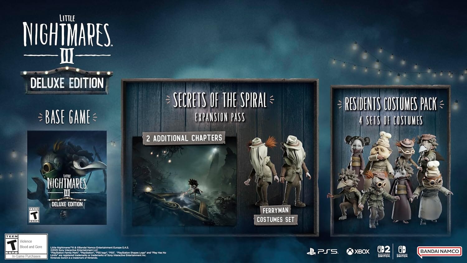 Little Nightmares 3 Deluxe Edition (R1) - PS5 Video Game Software Bandai Namco