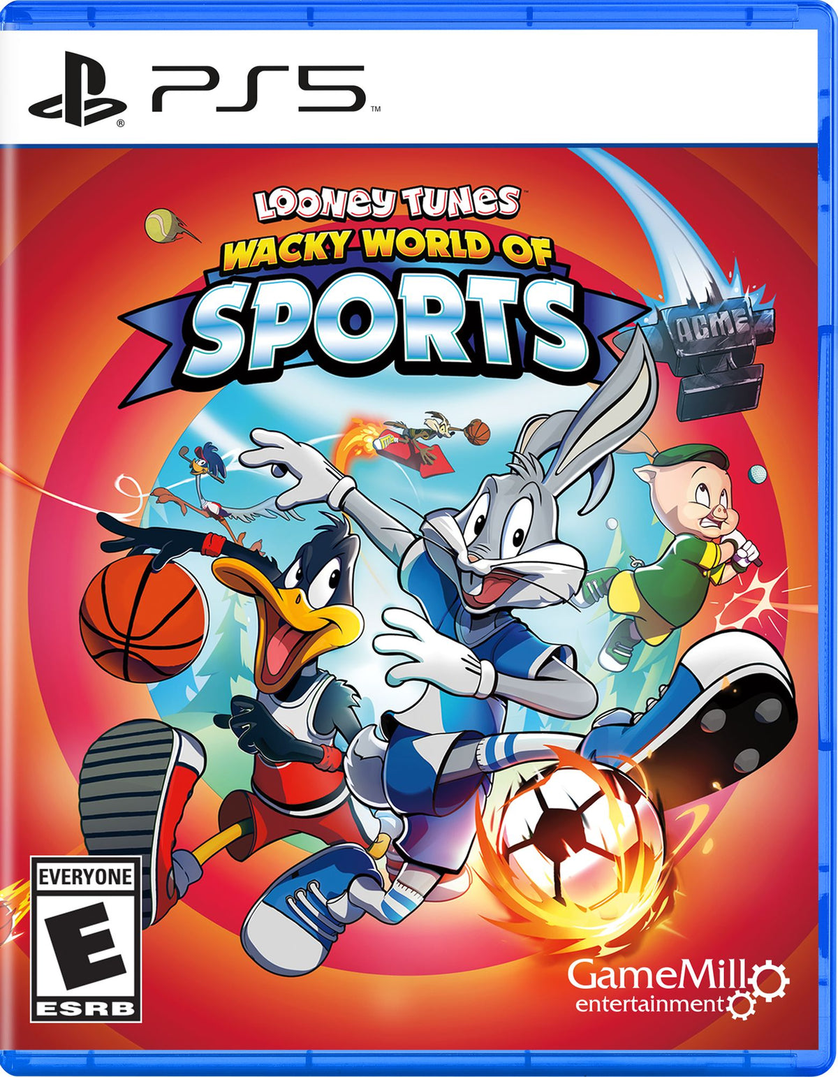 Looney Tunes Wacky World of Sports PS5 case cover