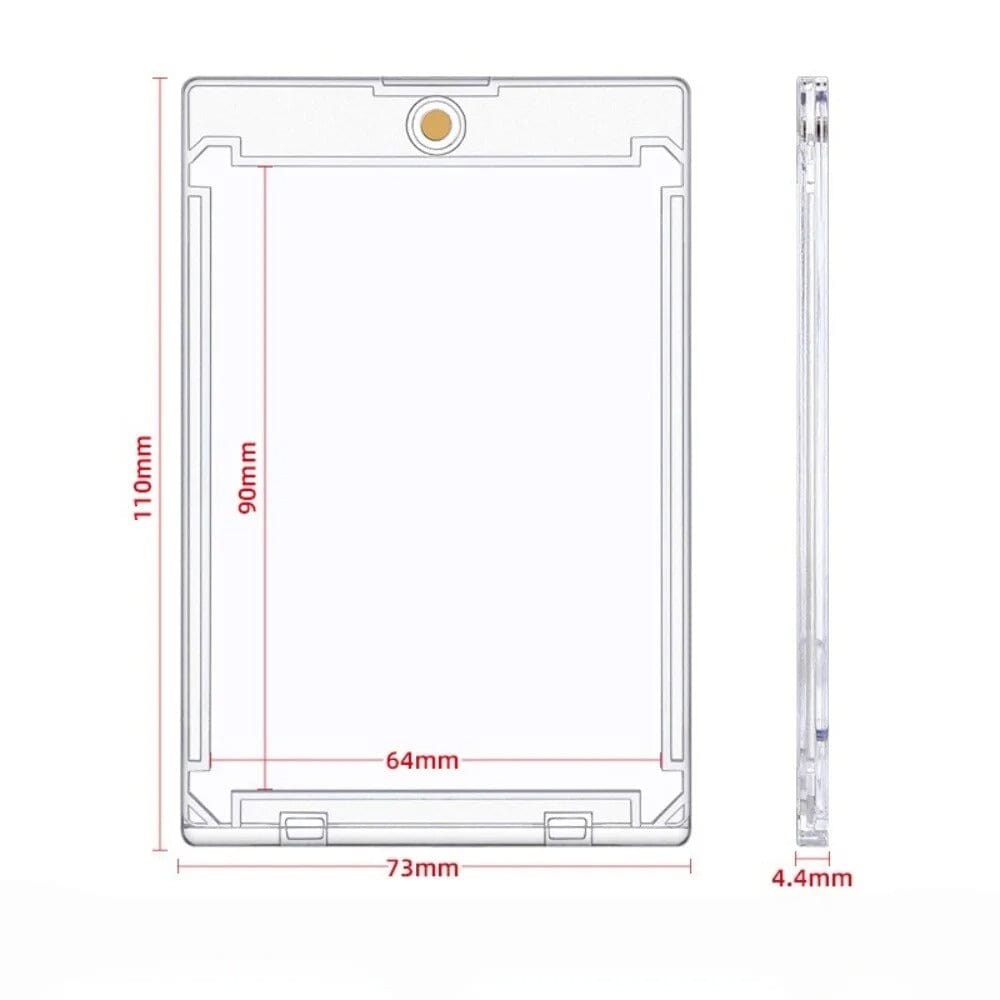 Magnetic Trading Card Holder 35PT - Clear (1 Piece) Trading Card Game Accessories Retro Games