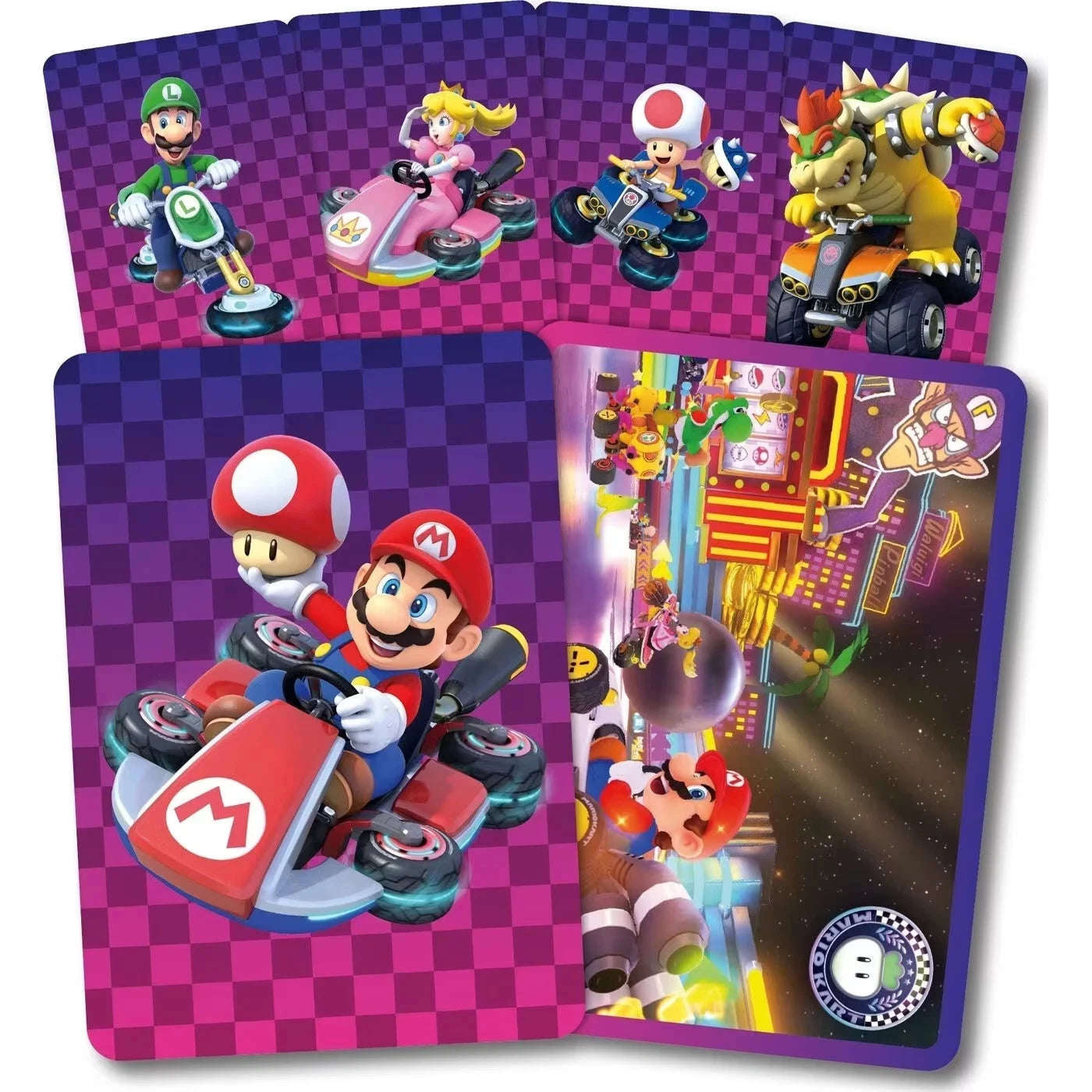 Mario Kart 8 Deluxe Holographic Character Cards - Set of 5 (Official Nintendo Promo) Collectibles Nintendo