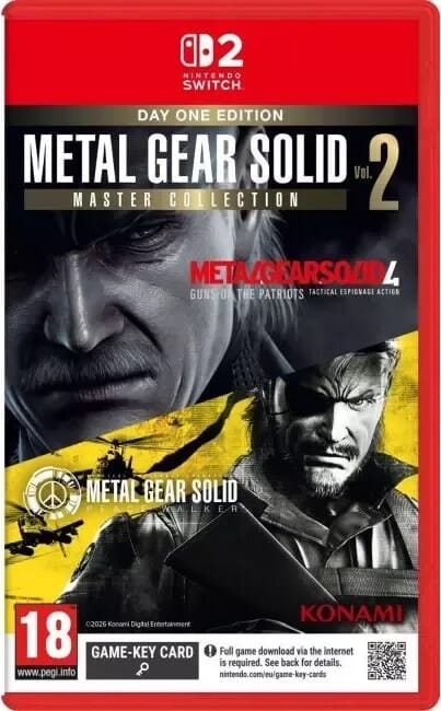 Metal Gear Solid Master Collection Vol.2 (Day One Edition) (R2) - Nintendo Switch 2 Video Game Software Konami