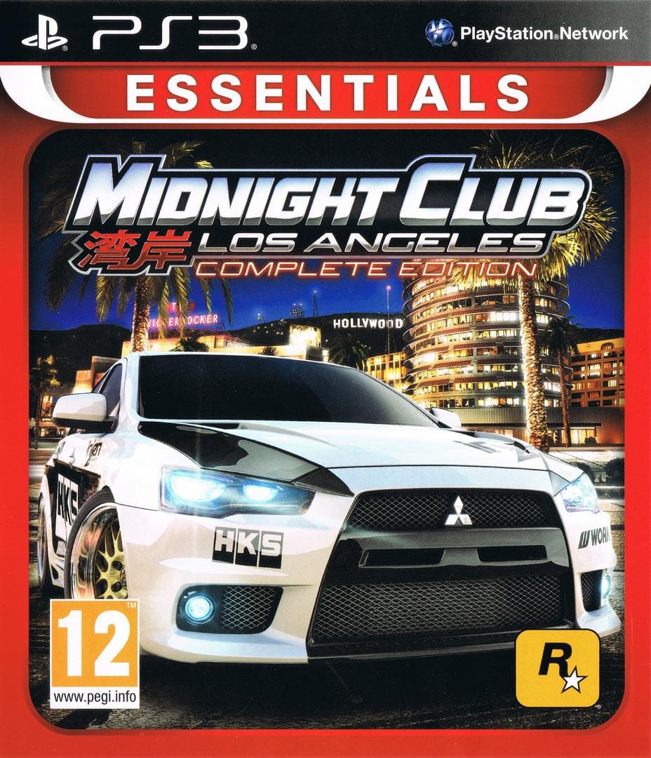 Midnight Club: Los Angeles - Complete Edition (R2) (Complete In Box- Like New) - PS3 Video Game Software Rockstar