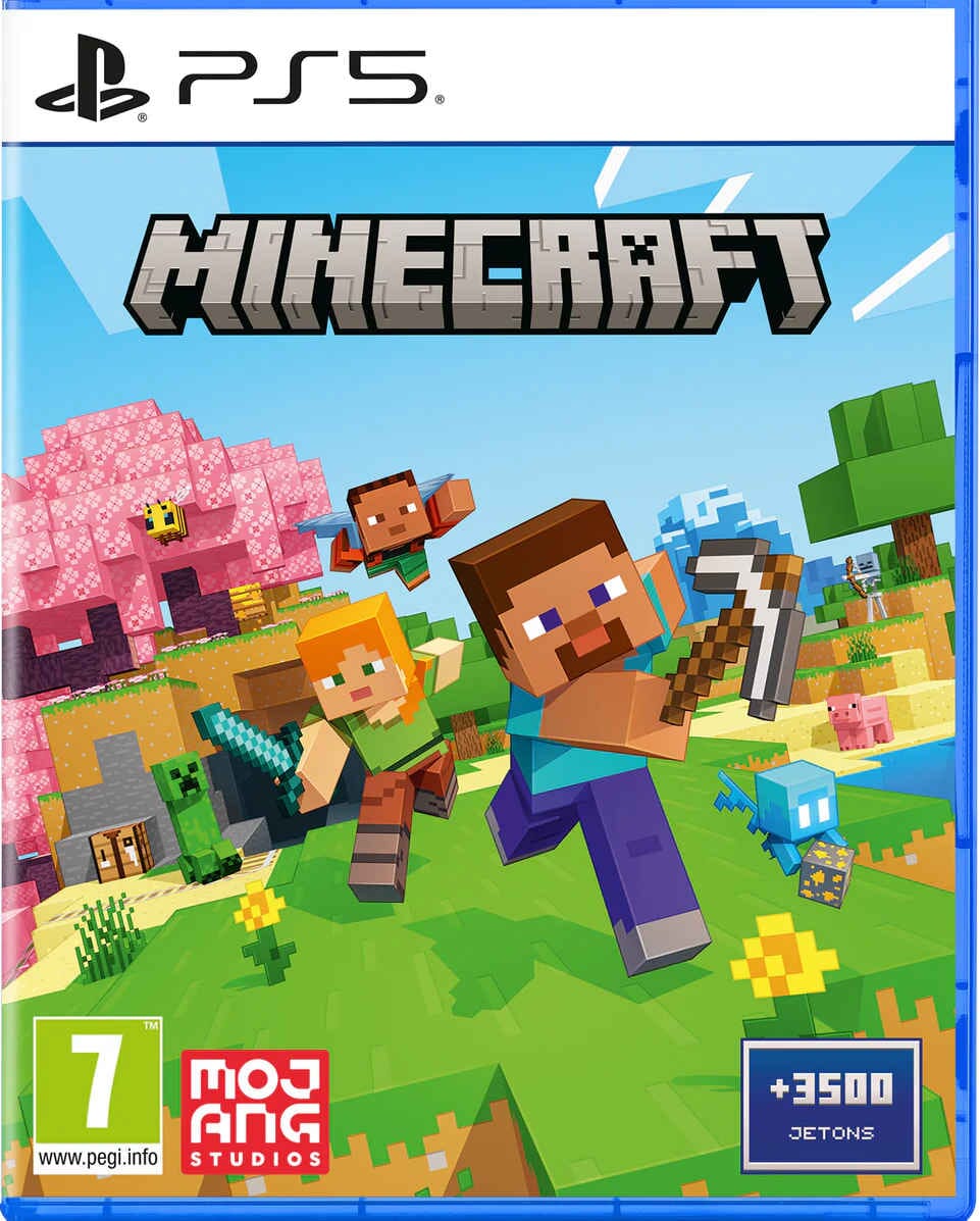 Minecraft (R2) - PS5 Video Game Software Mojang
