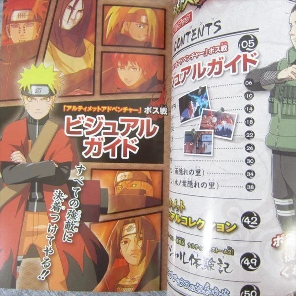 NARUTO Shippuden Narutimate Storm 2 Visual Book Art Home Game Console Accessories Retro Games