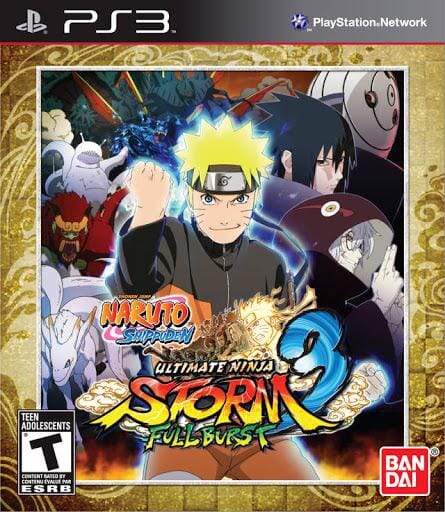 Naruto Shippuden: Ultimate Ninja Storm 3 Full Burst (R1) (Very Good - No Manual) - PS3 Video Game Software Bandai