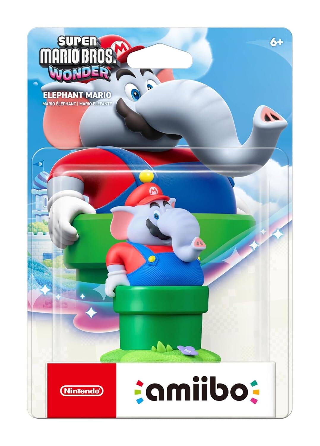 Nintendo Amiibo Character - Elephant Mario (Super Mario Bros. Wonder) Video Game Console Accessories Nintendo