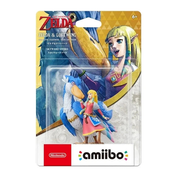 Nintendo Amiibo Character - Zelda & Loftwing (Skyward Sword) Video Game Console Accessories Nintendo
