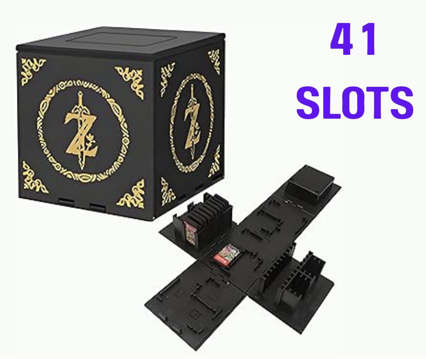 Nintendo Cartridge Holder - Zelda Sword (41 slots) Video Game Console Accessories Nintendo
