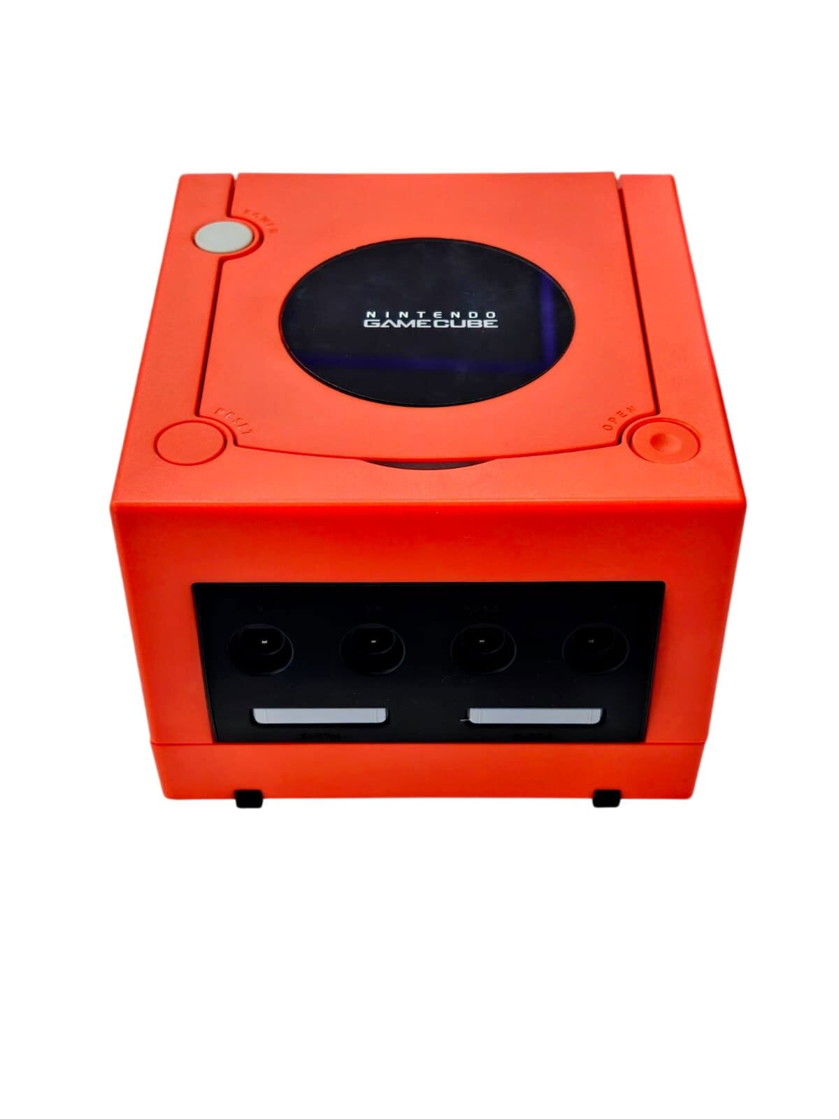 Nintendo GameCube Console Custom Shell (Used) + 45 Games (GC Loader) Video Game Consoles Nintendo Orange Black