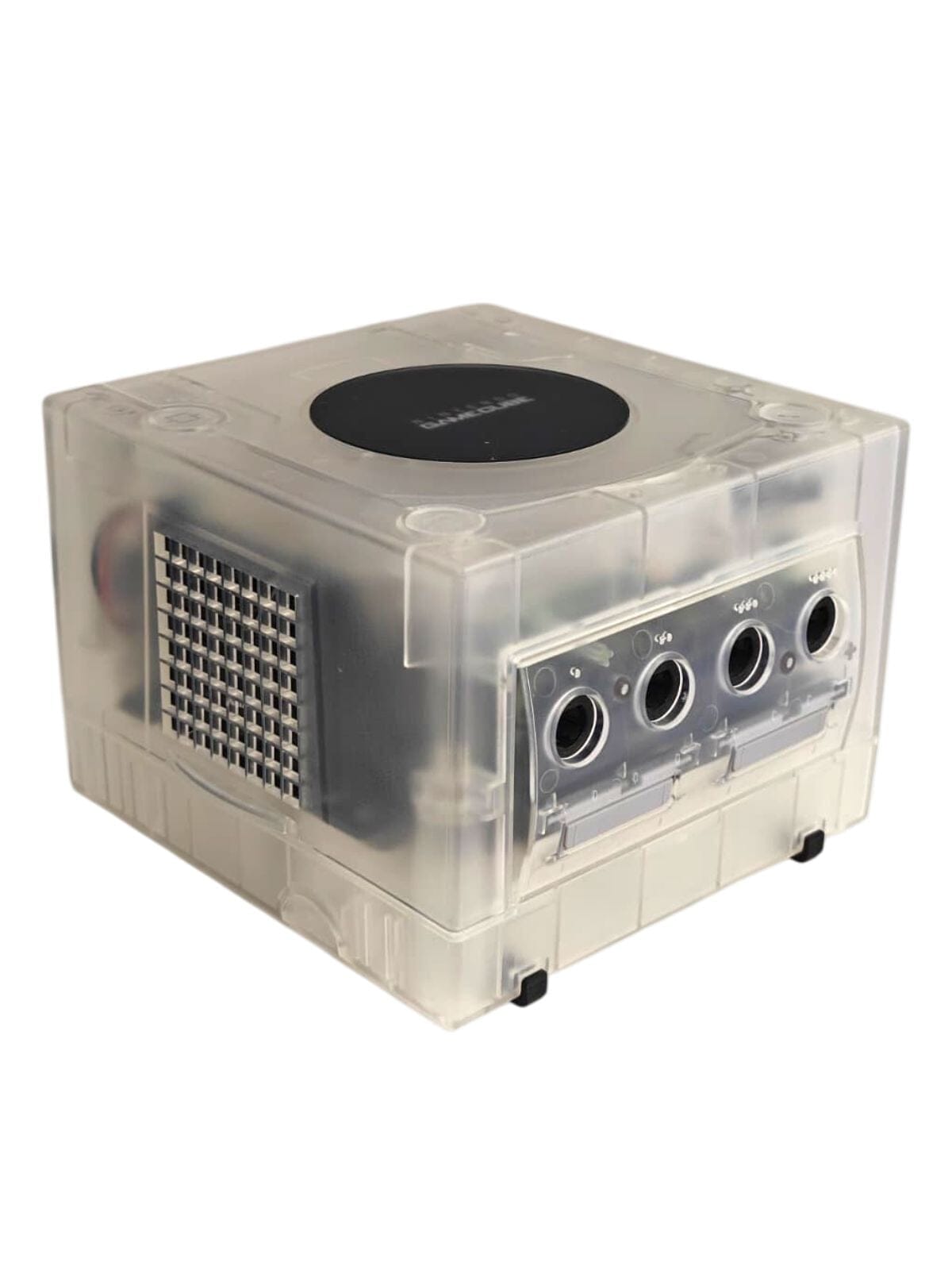 Nintendo GameCube Console Custom Shell (Used) + 45 Games (GC Loader) Video Game Consoles Nintendo White Transparent Black