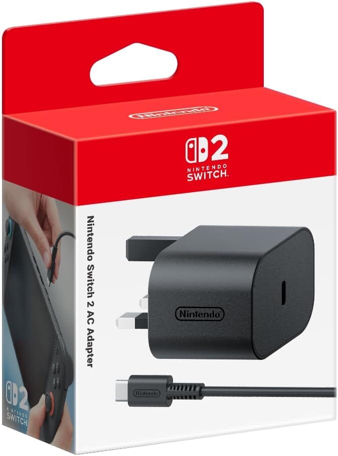 Nintendo Switch 2 AC Adapter (UK) Video Game Console Accessories Nintendo
