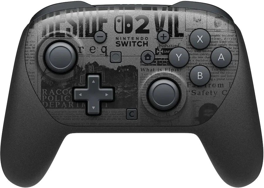 Nintendo Switch 2 Pro Controller Resident Evil Requiem Edition Game Controllers Nintendo