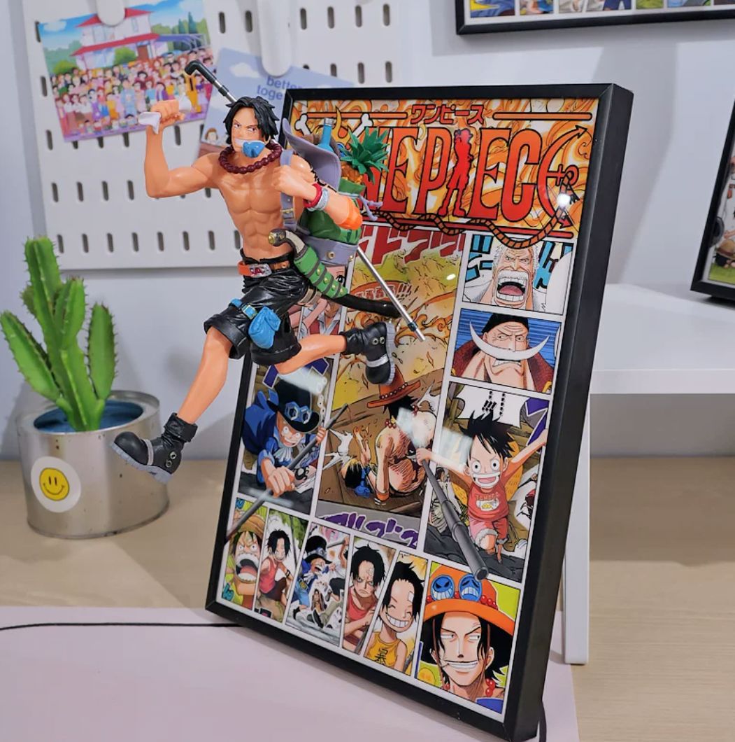 One Piece 3D Wall Art - Ace (ASL Brothers Series) Wall Art Retro Games