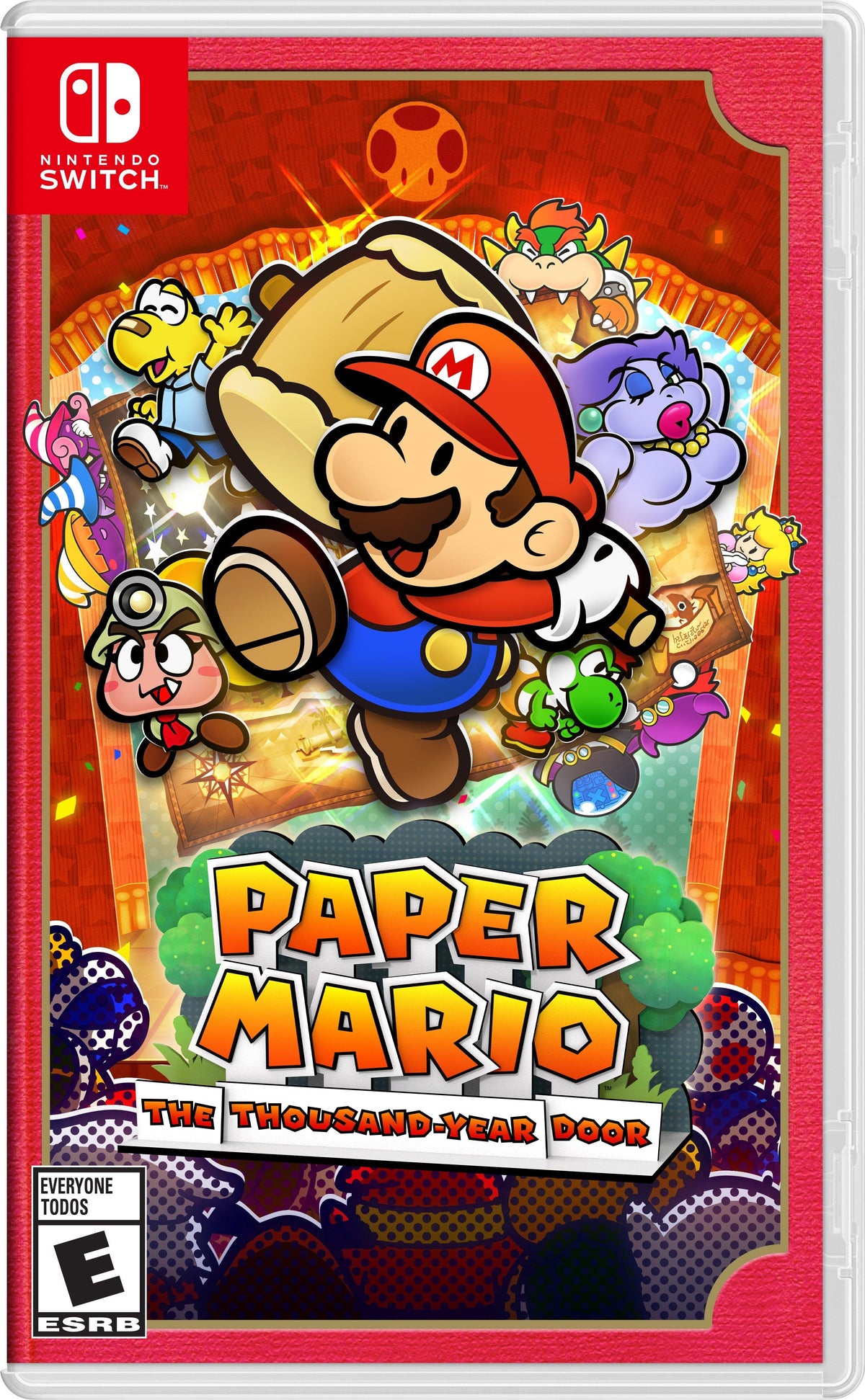 Paper Mario: The Thousand-Year Door Nintendo Switch case cover