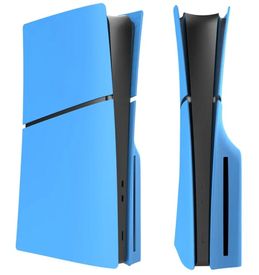 Playstation 5 Slim Cover Plate CD Version - Starlight Blue Video Game Console Accessories Retro Games