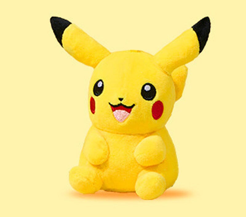 Pokémon Pikachu Plush Toy - Happy Version (20cm) Plush Toys Retro Games