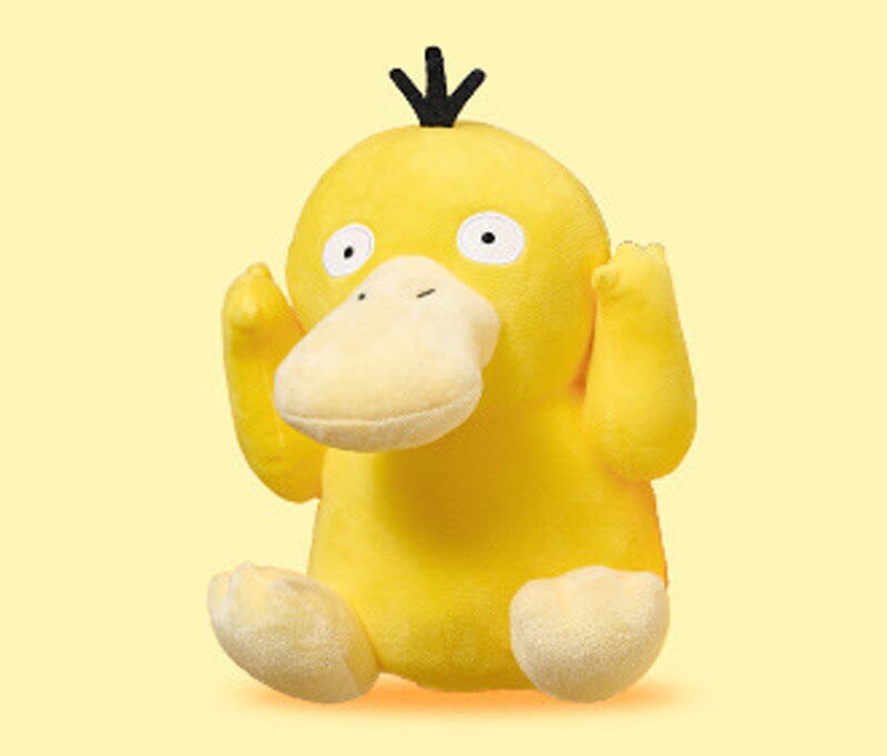 Pokémon Psyduck Plush Toy (20cm) Plush Toys Retro Games