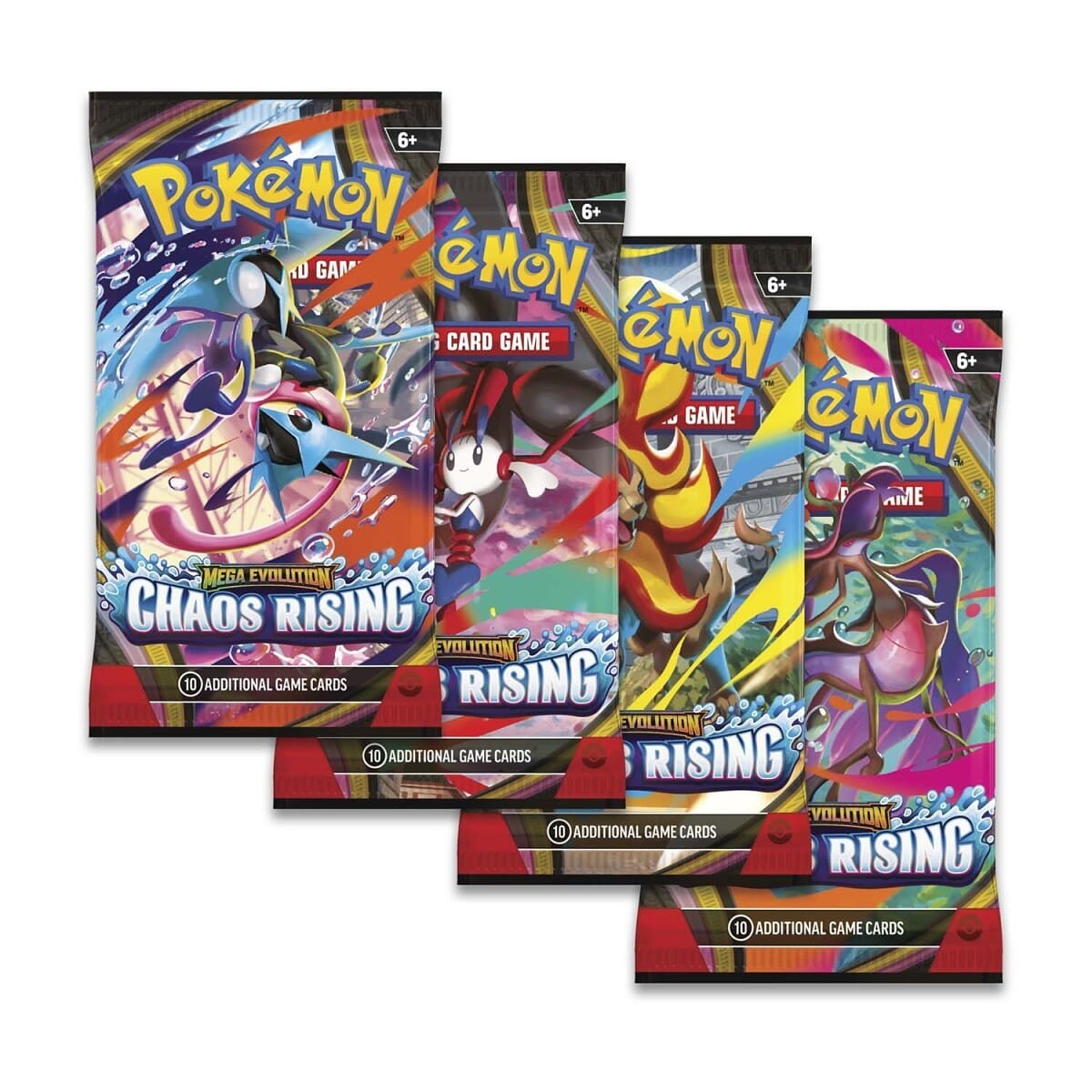 Pokemon TCG: Mega Evolution Chaos Rising Booster Pack (Single Pack) Trading Card Games Pokemon