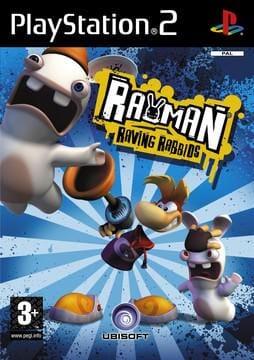 Rayman Raving Rabbids (R2) (Complete In Box- Like New) - PS2 Video Game Software Ubisoft