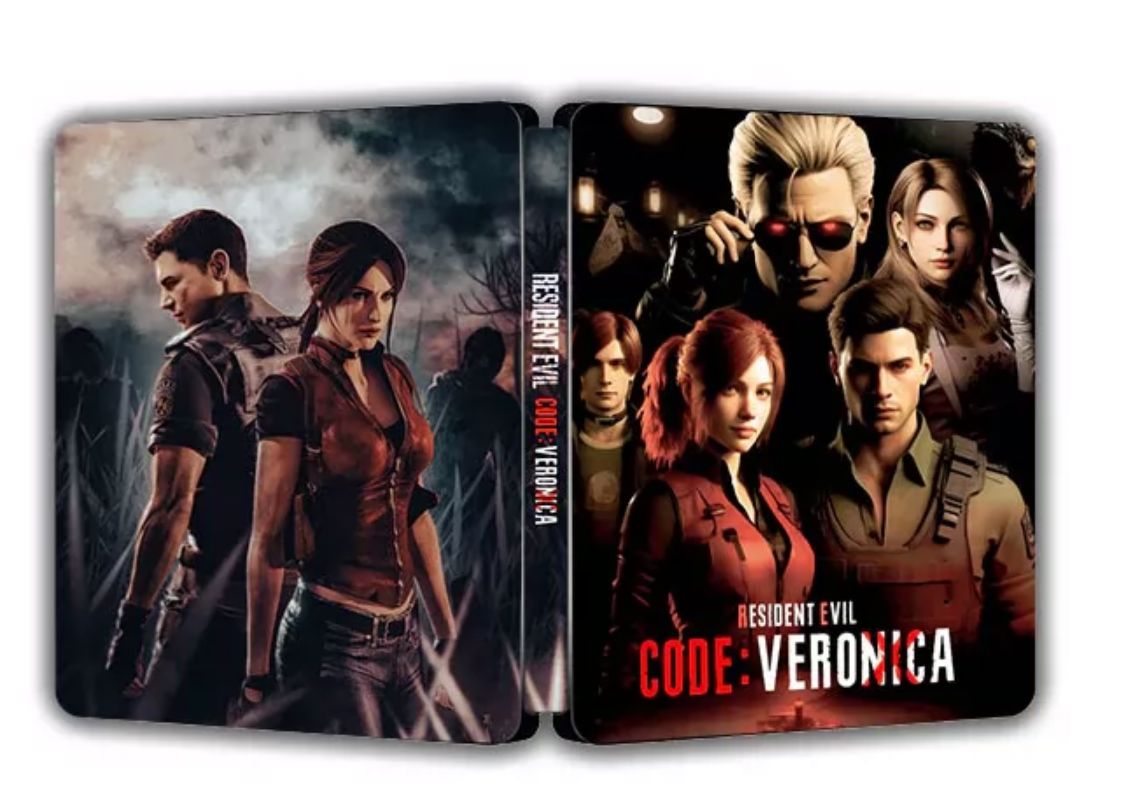 Resident Evil Code: Veronica Custom Steelbook (PS4/PS5, Steelbook Only - NO GAME) Steelbook / Collectible Case Retro Games