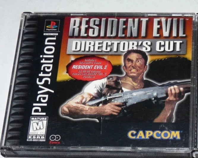 Resident Evil Director's Cut (R1) (Complete In Box- Very Good Condition) - PS1 Video Game Software Capcom