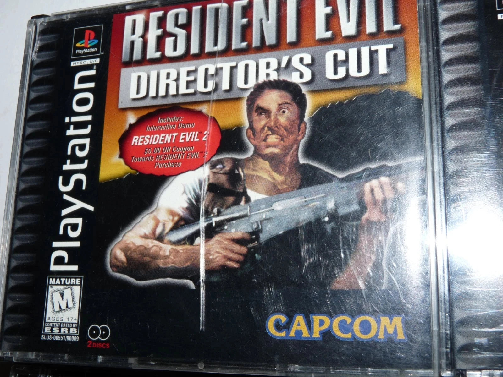 Resident Evil Director's Cut (R1) (Complete In Box- Very Good Condition) - PS1 Video Game Software Capcom