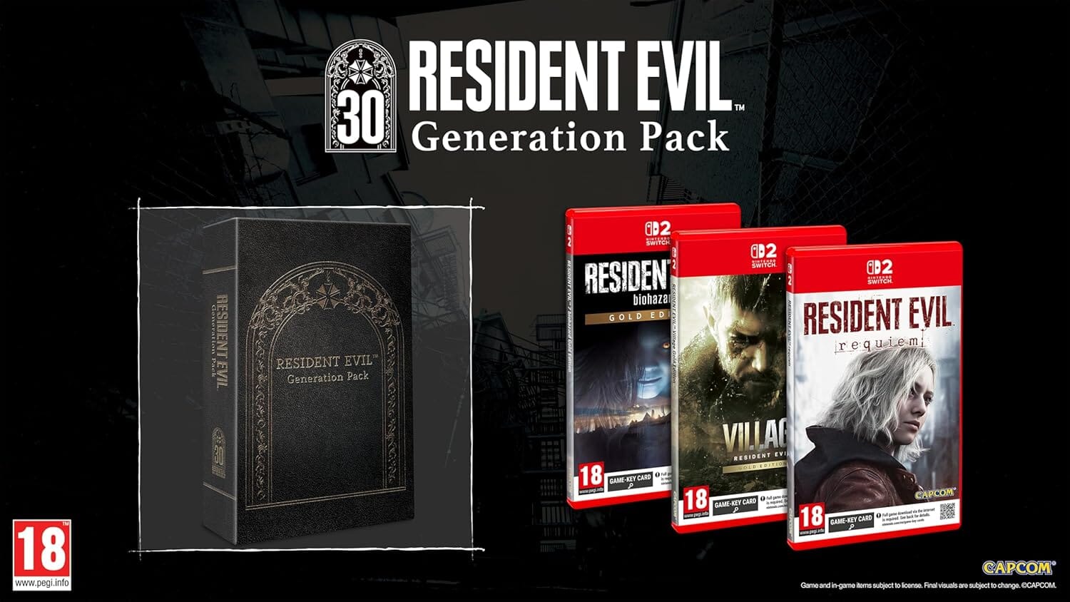 Resident Evil Generation Pack (R2 - Arabic Subtitles) - Nintendo Switch 2 Video Game Software Capcom