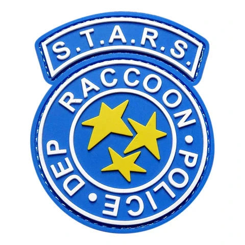 Resident Evil S.T.A.R.S Blue Badge Decorative Stickers Retro Games